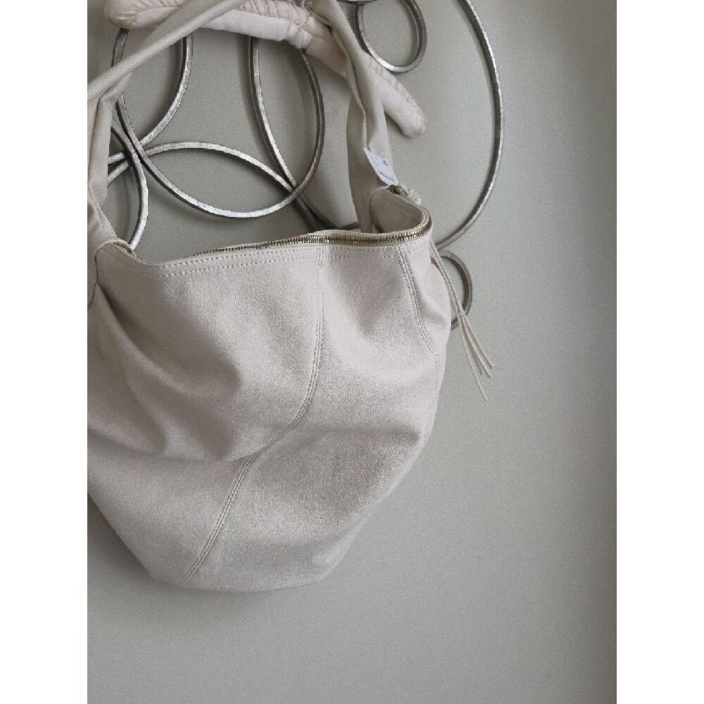 Free People Soft Ivory Hobo Bag with Slouchy Strap - Picture 6 of 10